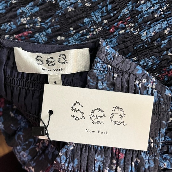 NWT SEA New York Tilly Dress Multi Floral - Picture 11 of 12